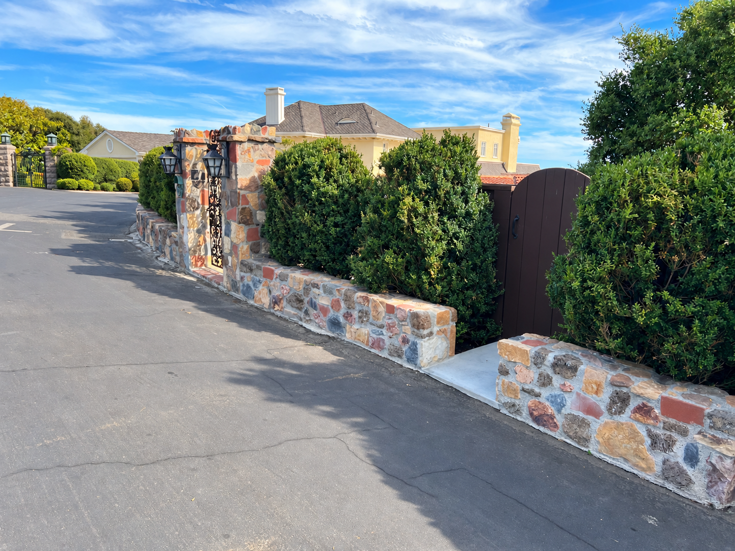 Stone Wall and Column